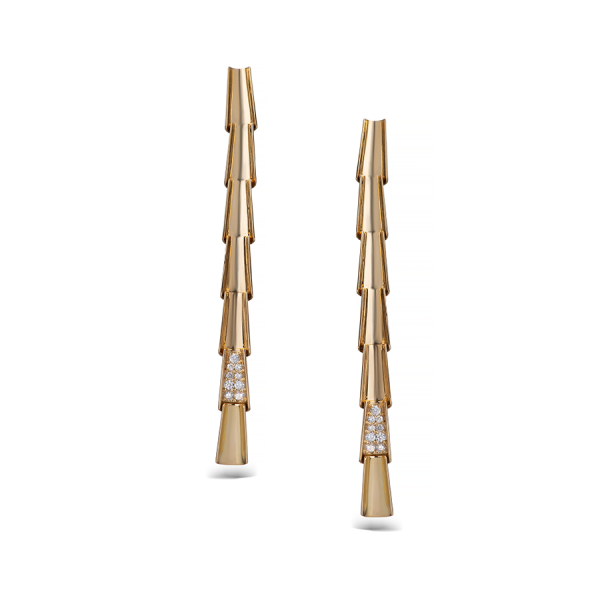 Brinco Telha Maleável em ouro amarelo 18k