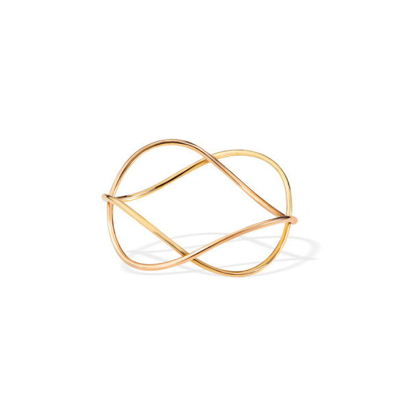 Pulseira Interseção Bicolor em ouro 18k